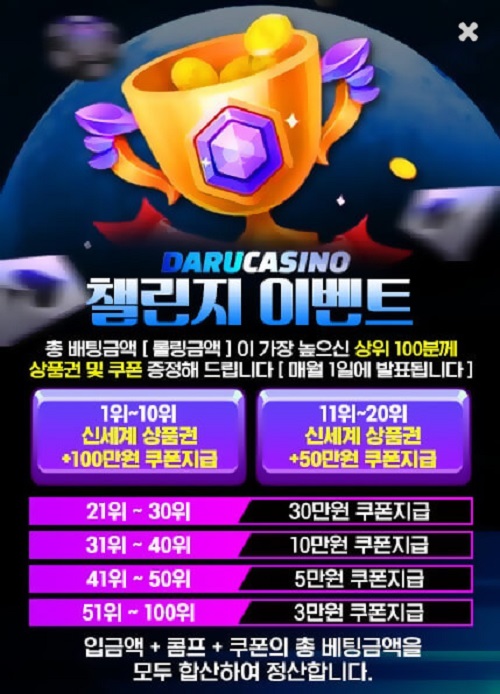 카지노사이트 다루카지노 바카라사이트